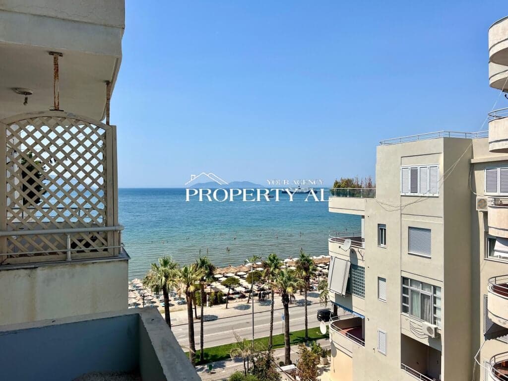 Apartament 1+1 me pamje anësore nga deti në vijën e parë të Lungomares – Vlorë — Miniaturë 4