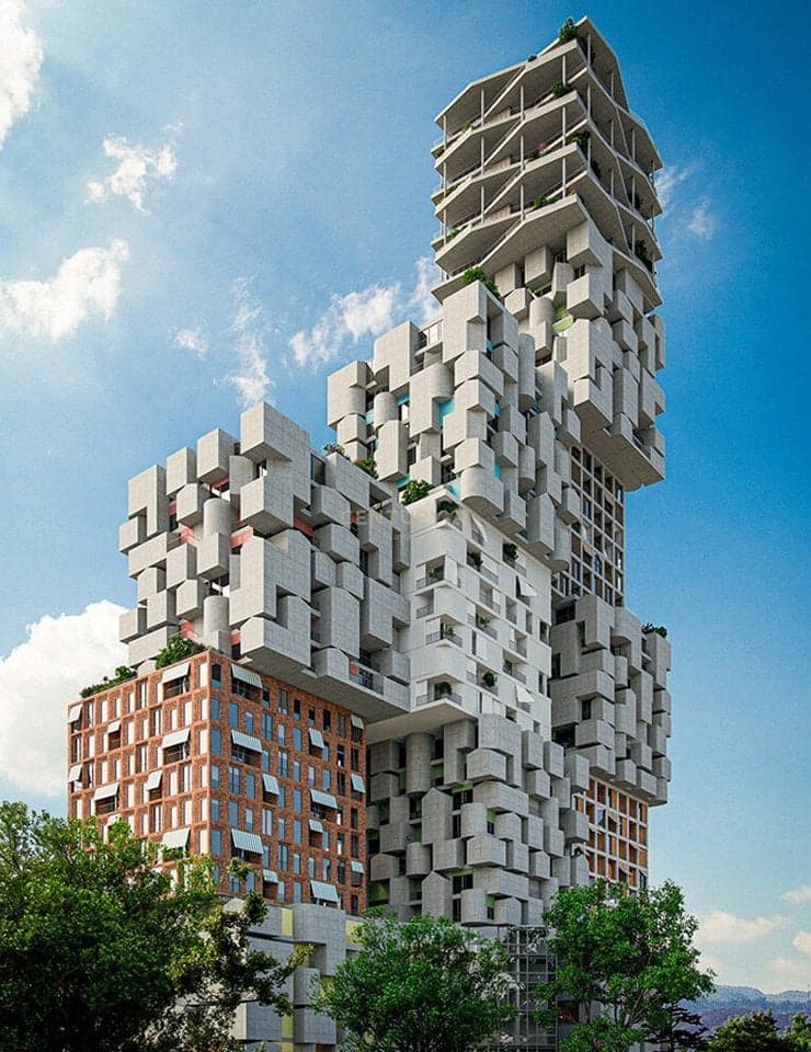 Shitet Apartament 2+1+2 në "Hora Vertikale Residence", Rruga Muhamet Gjollesha – Tiranë — Foto 1
