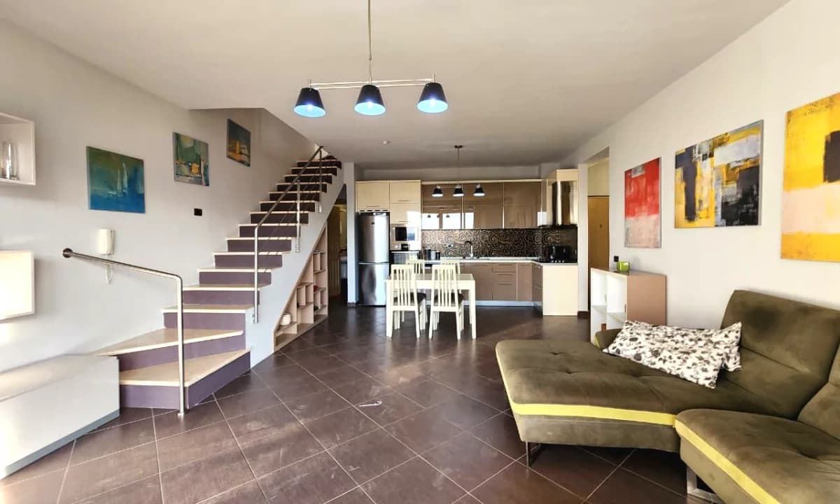 Duplex ShitjeRezidenca Kodra e diellit 1 | 2+1+2wc & 2ballkone & depo 121 m2 total ( E mobiluar) - Miniaturë 12